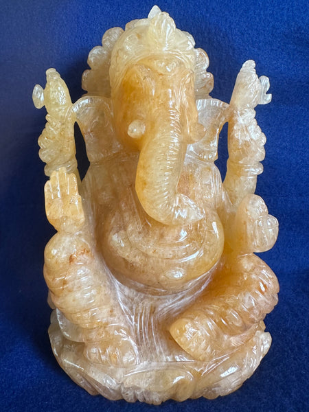 Yellow Jade –– Sri Ganesha C (Energised and Blessed)