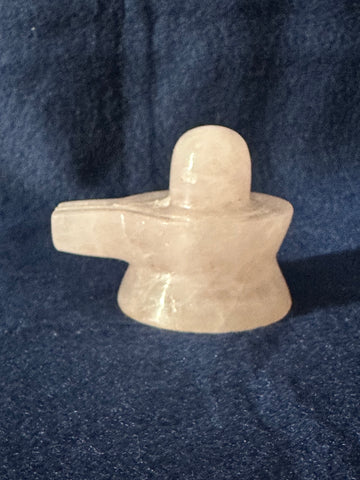 Rose quartz  –– Shivalinga (Blessed and energized) –– Small 1