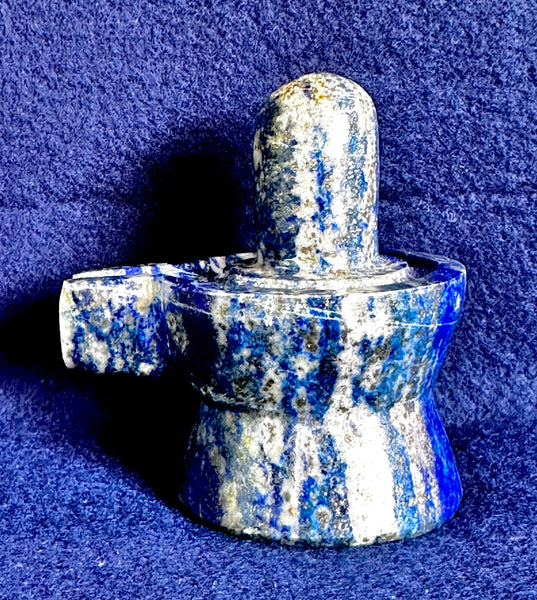 Lapis Lazuli  ––  Shivalinga  B (Blessed and energized)