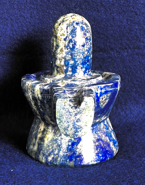 Lapis Lazuli  ––  Shivalinga  B (Blessed and energized)