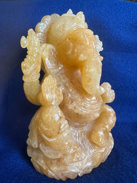 Yellow Jade –– Sri Ganesha C (Energised and Blessed)