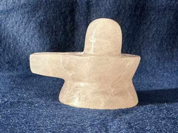 Rose quartz  –– Shivalinga (Blessed and energized) –– Small 1