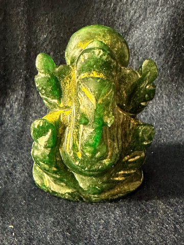 Green Jade –– Sri Ganesha  (Blessed and Energized)