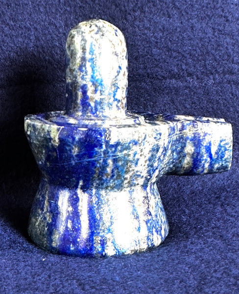 Lapis Lazuli  ––  Shivalinga  B (Blessed and energized)