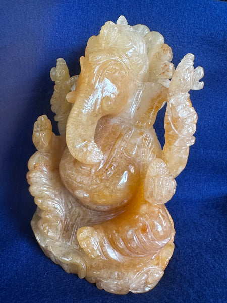 Yellow Jade –– Sri Ganesha C (Energised and Blessed)