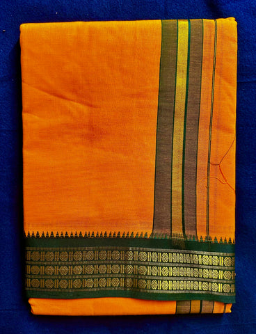 Deeksha Dhoti – Orange Yellow