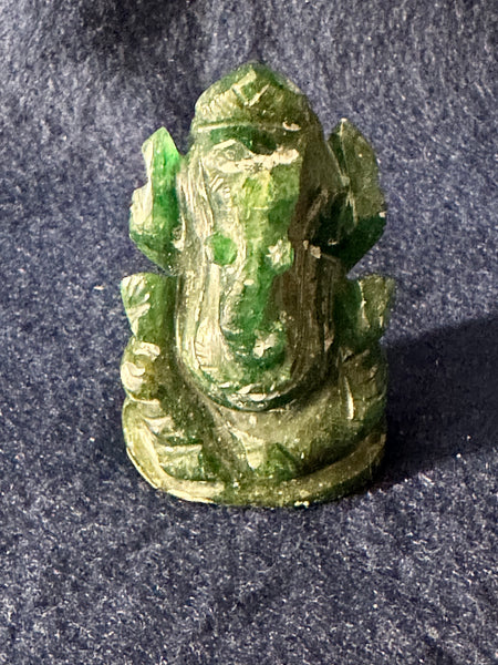 Green Jade –– Sri Ganesha  (Blessed and Energized)