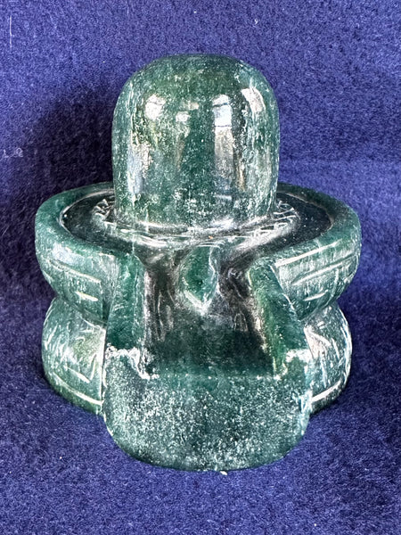 Green Jade –– Shivalinga C (Blessed and Energised)