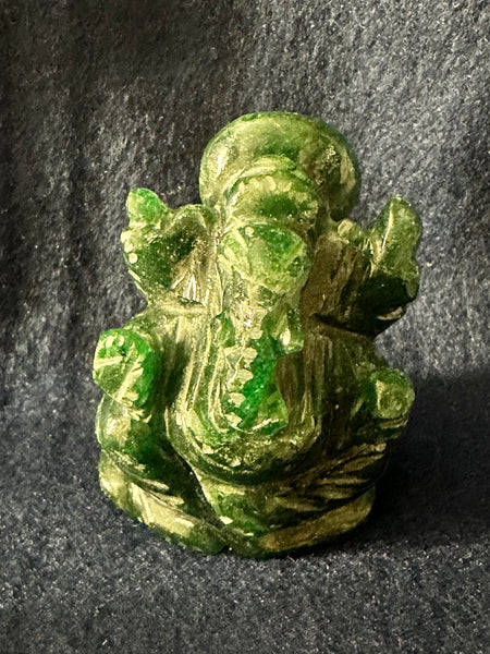 Green Jade –– Sri Ganesha  (Blessed and Energized)