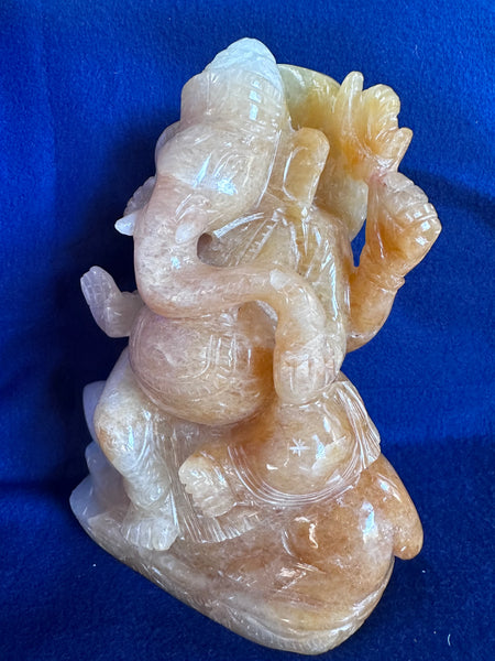 Yellow Jade –– Sri Ganesha D (Energised and Blessed)
