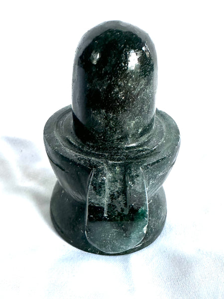 Green Jade –– Shivalinga E (Blessed and Energised)