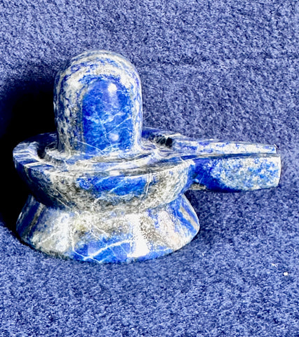 Lapis Lazuli  ––  Shivalinga  A (Blessed and energized)