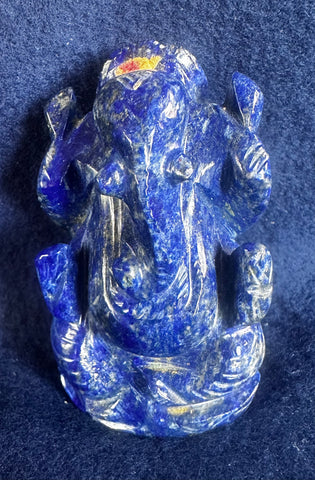 Lapis Lazuli –– Sri Ganesha D ( energised and Blessed)