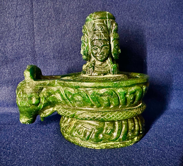 Green Jade Panchamukhi Shivalinga – Blessed