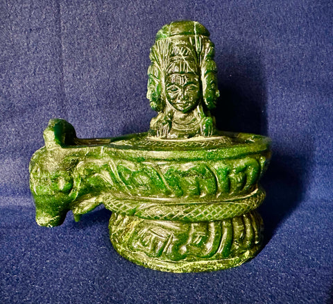 Green Jade Panchamukhi Shivalinga – Blessed