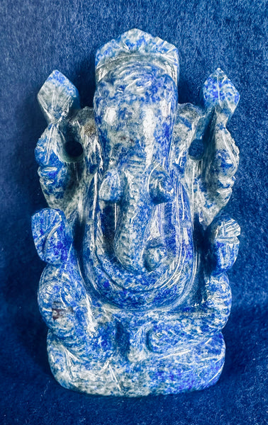 Lapis Lazuli –– Sri Ganesha C ( energised and Blessed)