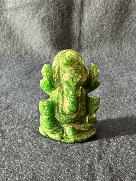 Green Jade –– Sri Ganesha  (Blessed and Energized)