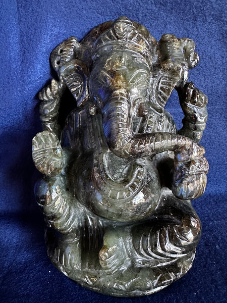 Labrodorite –– Ganesha C (Energised and Blessed)