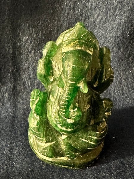 Green Jade –– Sri Ganesha  (Blessed and Energized)