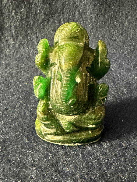 Green Jade –– Sri Ganesha  (Blessed and Energized)