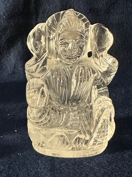 Quartz Crystal –– Sri Mahalakshmi Devi 2 ( Blessed and Energized)