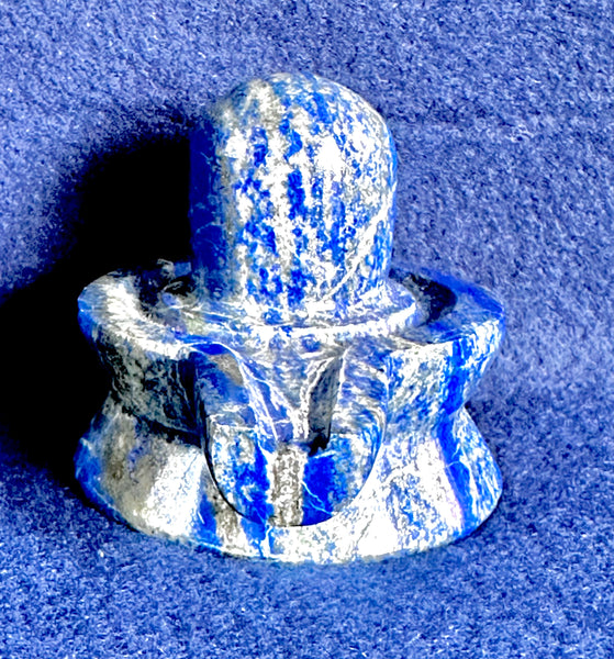 Lapis Lazuli  ––  Shivalinga  A (Blessed and energized)