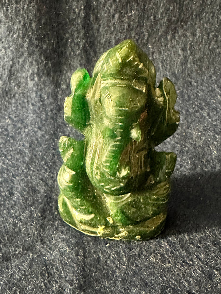 Green Jade –– Sri Ganesha  (Blessed and Energized)