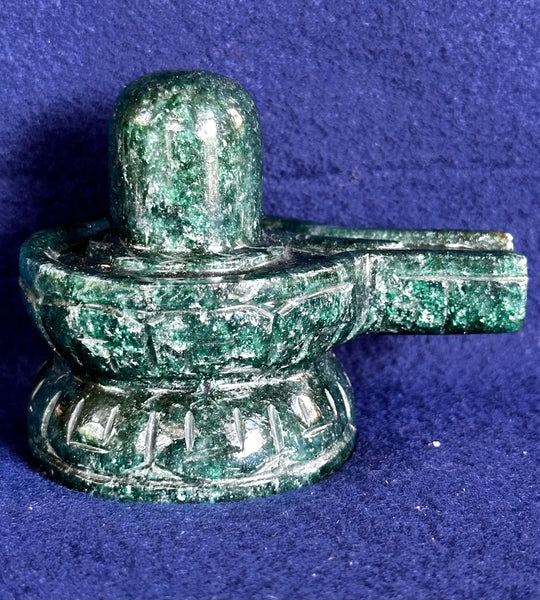 Green Jade –– Shivalinga B (Blessed and Energised)