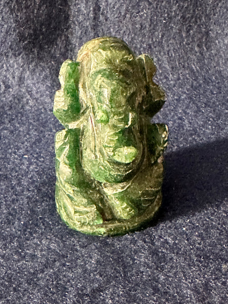 Green Jade –– Sri Ganesha  (Blessed and Energized)