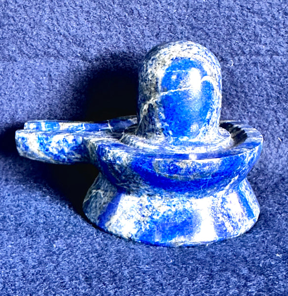 Lapis Lazuli  ––  Shivalinga  A (Blessed and energized)