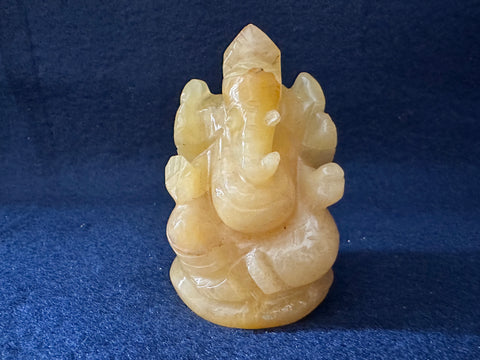 Yellow Jade Ganesha