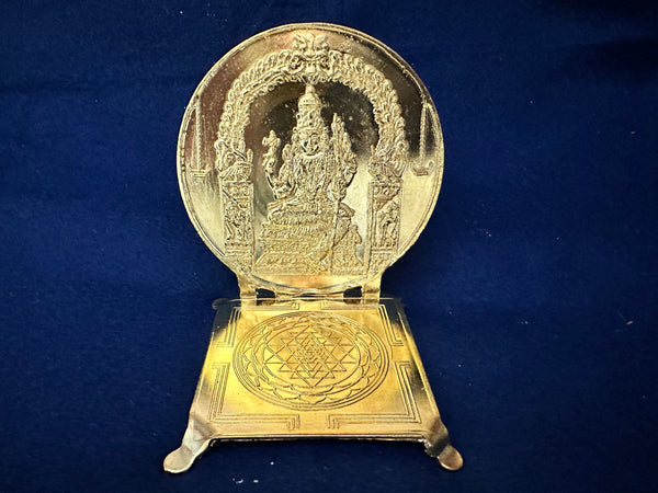 Brass Peetam – Sri Lalitha Devi  – Large
