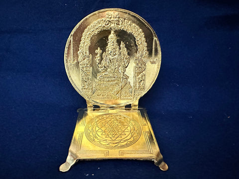 Brass Peetam – Sri Lalitha Devi  – Large