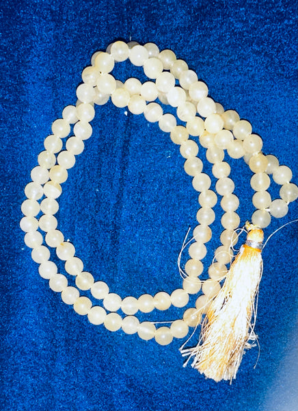 Yellow Jade Mala – 108 beads (Blessed and Energised)