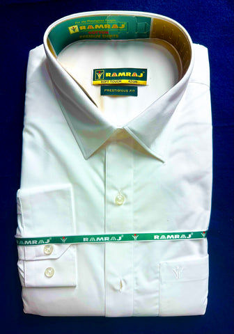 Formal Full sleeved Collared White Shirt