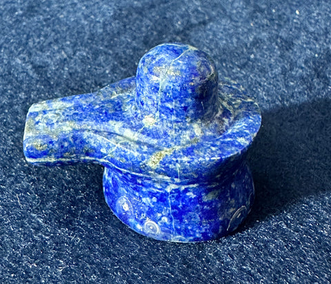 Lapis Lazuli –– Shivalinga SM 3(Blessed and energized)