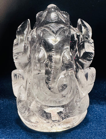 Quartz Crystal –– Sri Ganesha (Energised and Blessed)