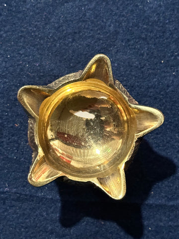 Brass Lamp - Lotus Style