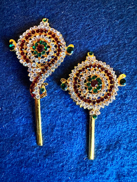 Deity jewelry –– Shankha Chakra –– Small