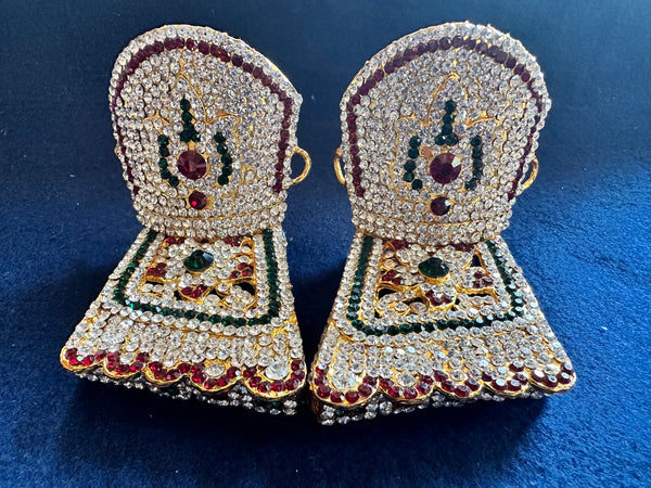 Deity Ornaments – Stone studded feet 2