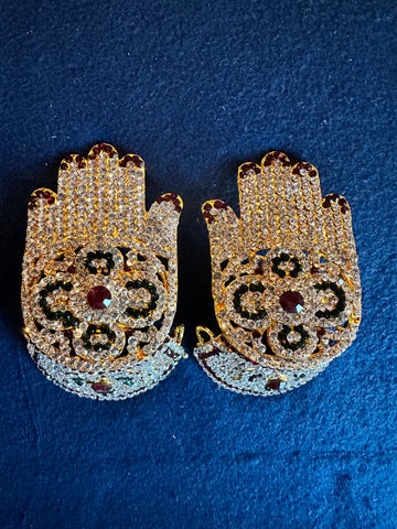 Deity Ornaments – Stone studded Hands 1