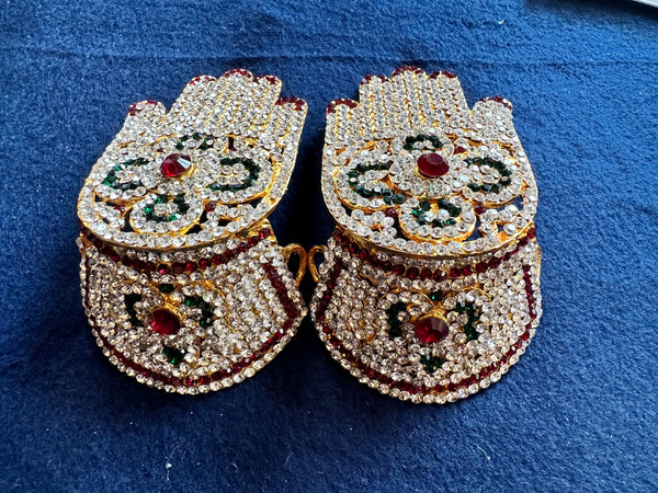 Deity Ornaments – Stone studded Hands 1