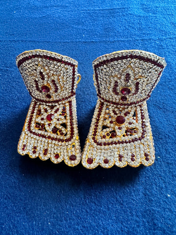 Deity Ornaments – Stone studded feet 3