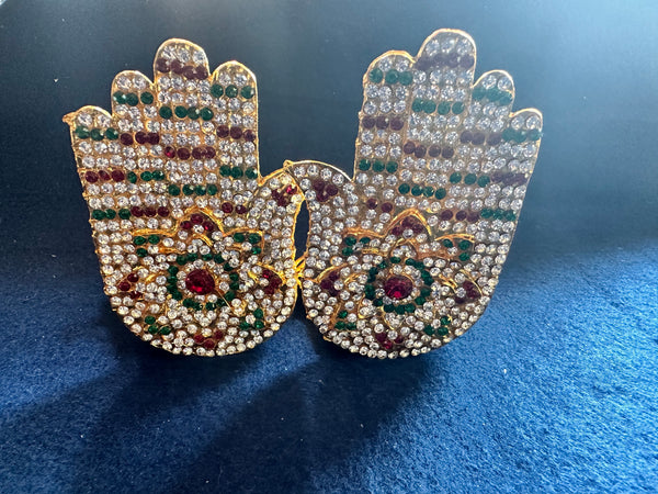 Deity Ornaments – Stone studded Hands 2