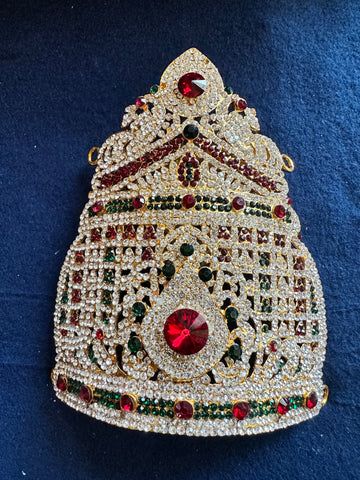 Deity Ornaments – Stone studded Lifesize crown