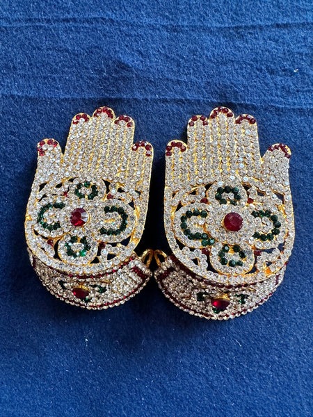 Deity Ornaments – Stone studded Hands 3