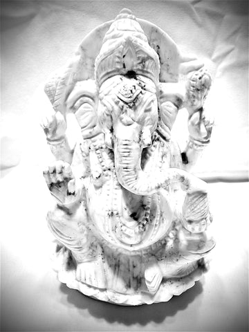 White Howlite – Ganesha