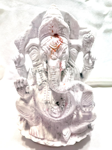White Howlite – Ganesha