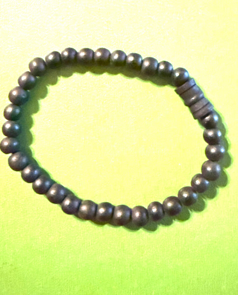 Karungali Elastic Bracelet (Black Ebony Wood) – 4MM ( Blessed)