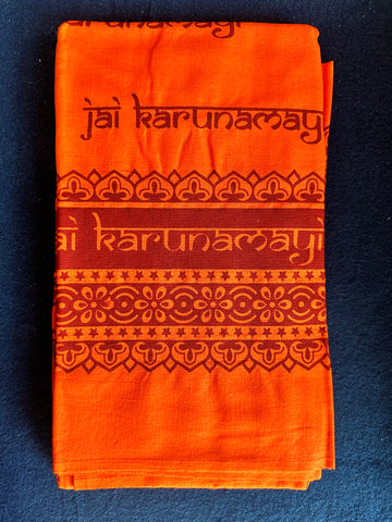 Shawl –– Cotton –– Orange